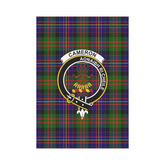 Clan Cameron Tartan Crest Garden Flag MJ15 Clan Cameron Tartan Today